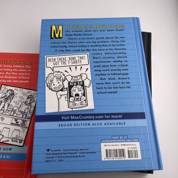The Misadventures of Max Crumbly Series Book 1-3 Hard Cover Great Condition - Picture 4 of 5
